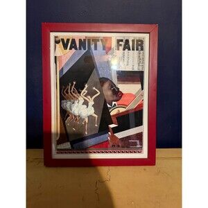 Vanity Fair Bolin Jazz Print Framed Red Black History